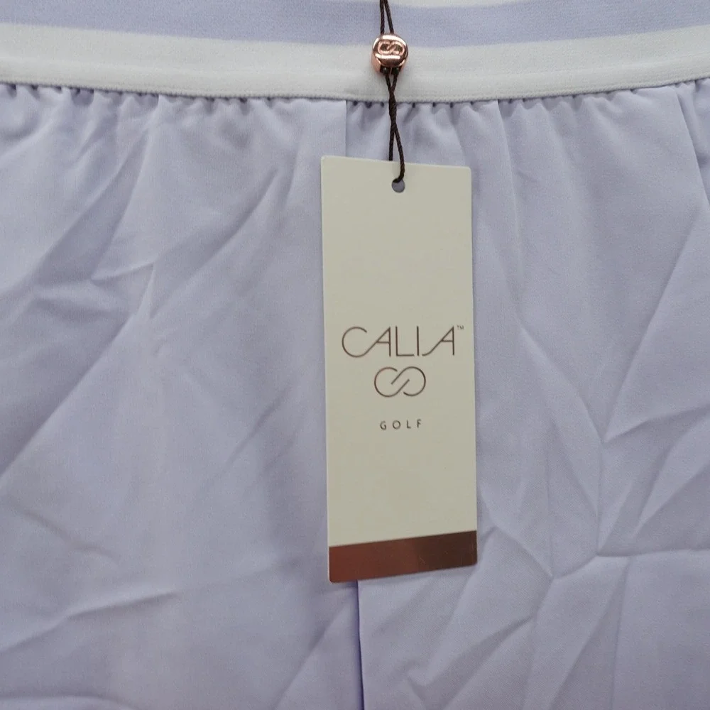 Calia Golf Womens Small Fashion Court Skort Grey Skies Purple High Rise NEW